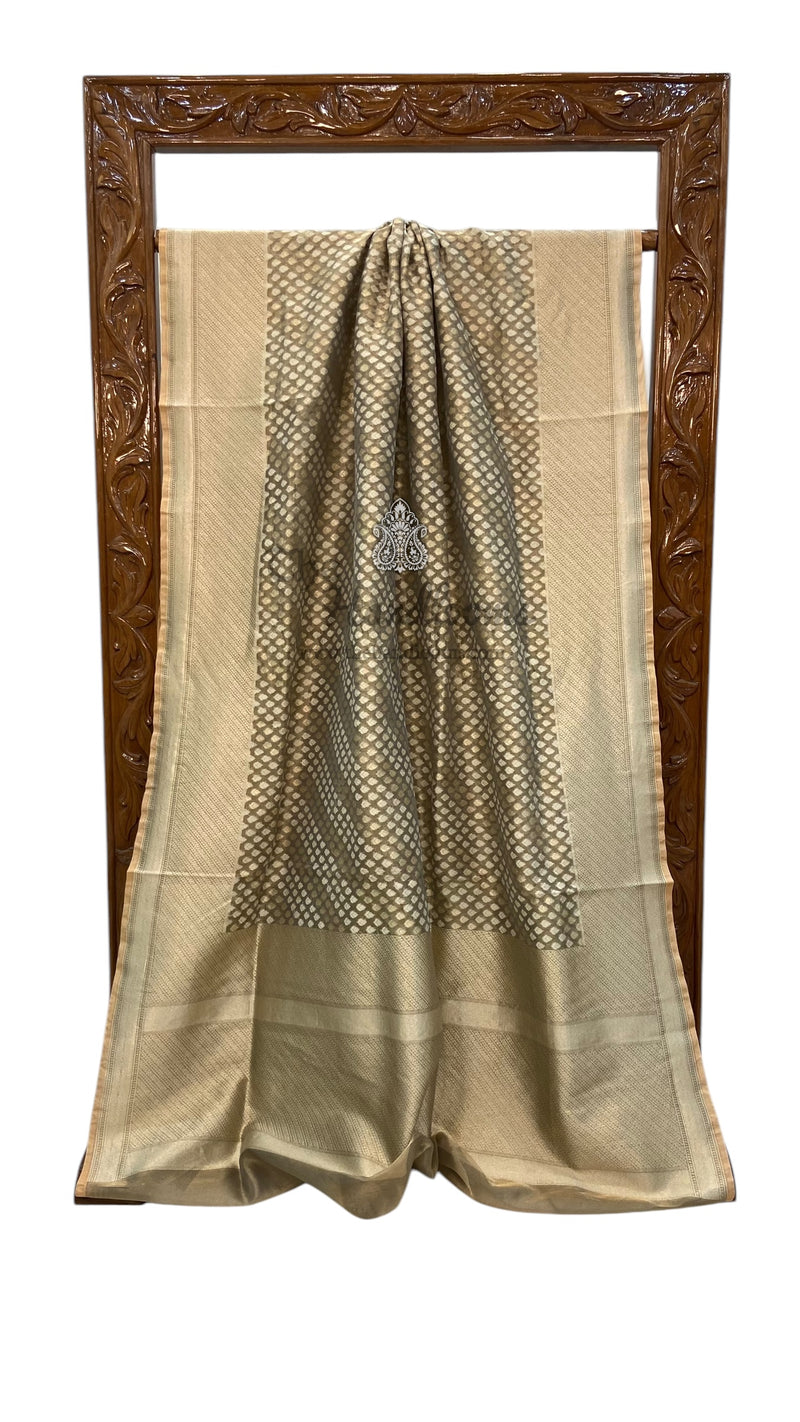 Pure Tissue Reshmi zari Banarasi Saree - The Handlooms