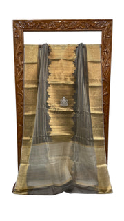 Pure Metallic Tissue Handloom Banarasi Saree - The Handlooms