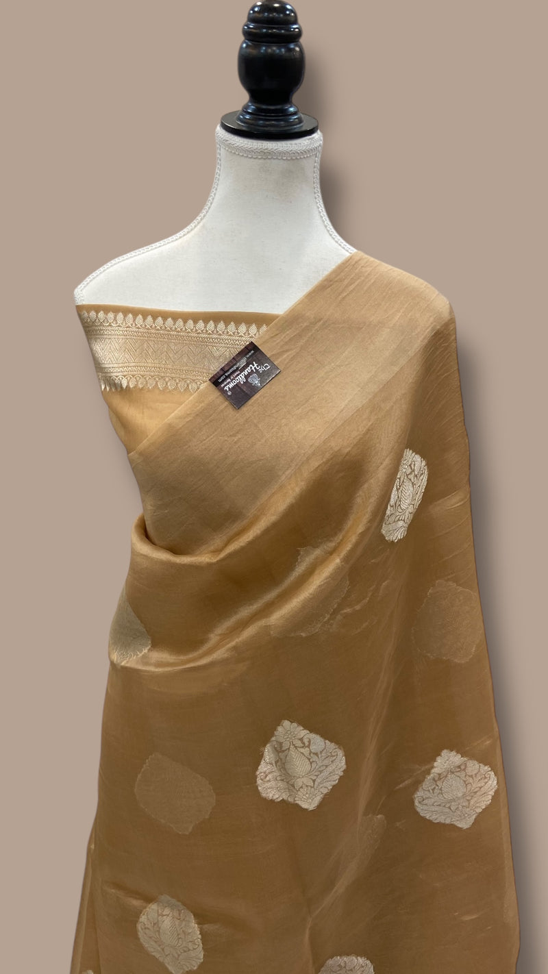 Pure Kora Handloom Banarasi Saree - The Handlooms