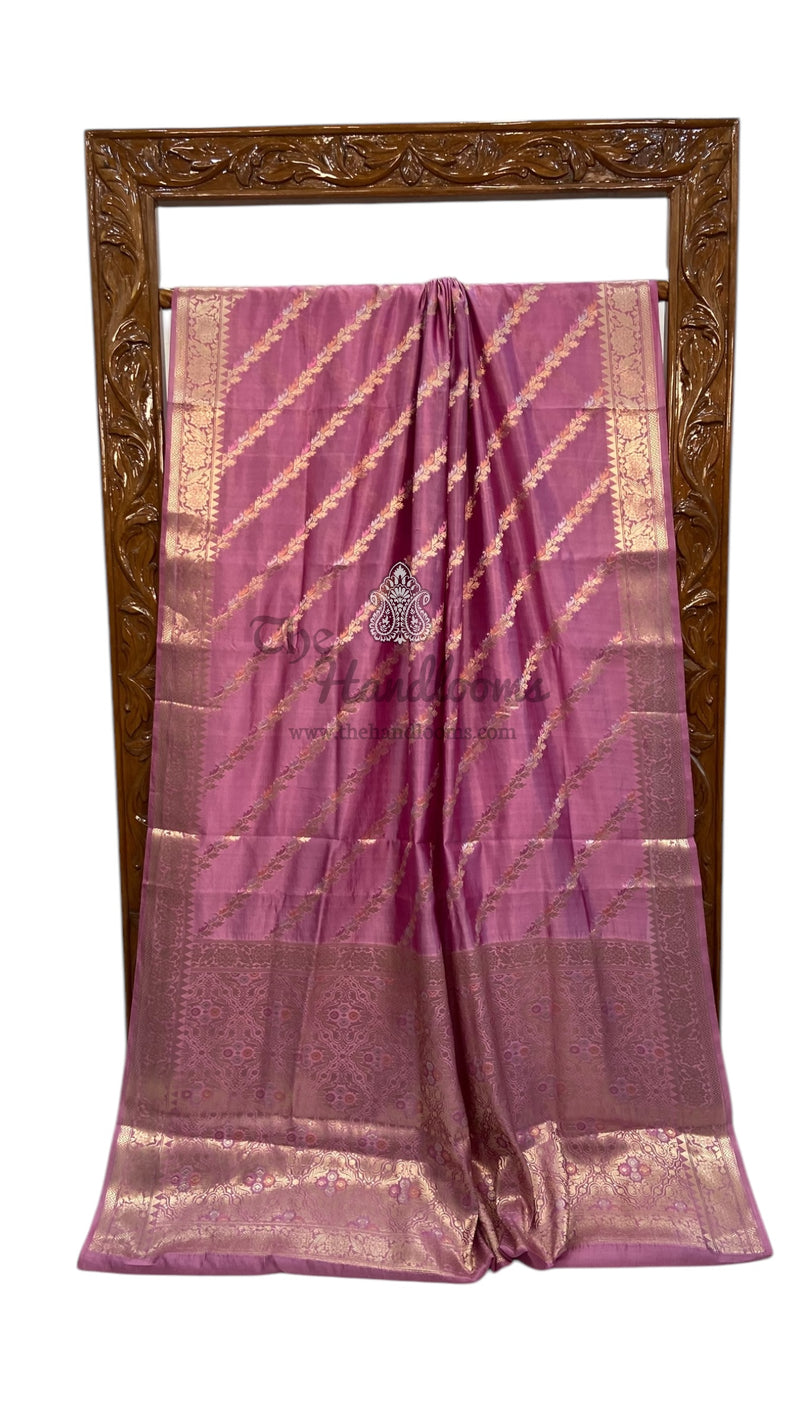 Pure Mango Silk Handloom Banarasi Saree - The Handlooms