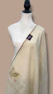 Pure Moonga handloom Dupatta - The Handlooms