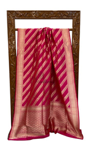 Pure Katan Silk Banarasi Handloom Saree - All Over Jaal Work - The Handlooms
