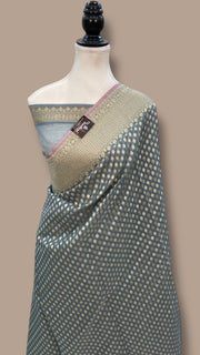 Pure Cotton Tissue Banarasi Handloom Saree - The Handlooms