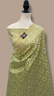 Pure Cotton Tissue Banarasi Handloom Saree - The Handlooms