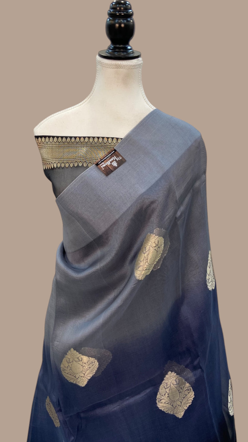 Pure Kora Handloom Banarasi Saree - The Handlooms