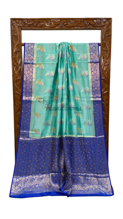 Pure Mango Silk Banarasi Handloom Saree - The Handlooms