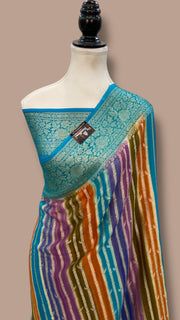 Pure Chiffon Khaddi Banarasi Saree - The Handlooms