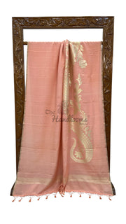 Moonga Georgette Handloom Banarasi Saree - The Handlooms
