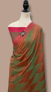 Pure Chiniya Silk Handloom Banarasi Saree - The Handlooms
