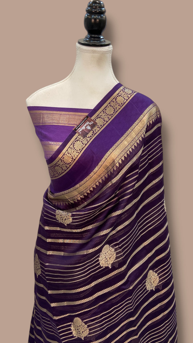 Pure Kora Handloom Banarasi Saree - The Handlooms