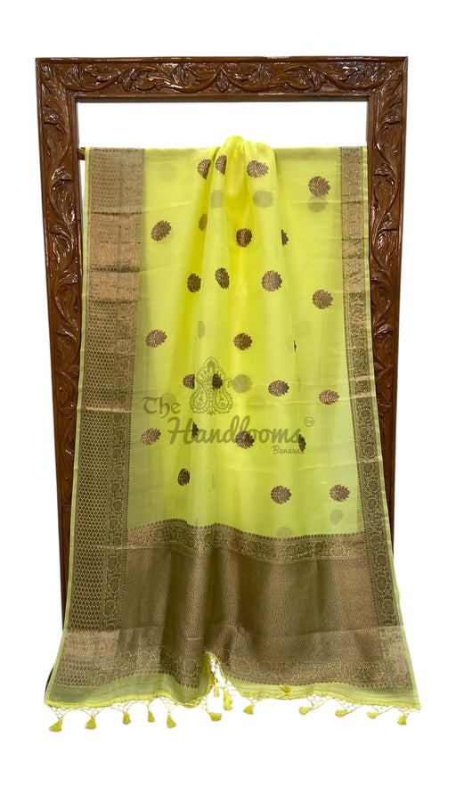 Pure Kora Handloom Banarasi Saree - The Handlooms