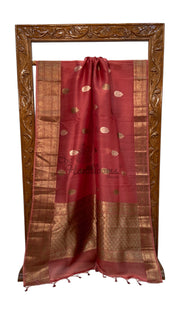 Pure Kora Handloom Banarasi Saree - The Handlooms