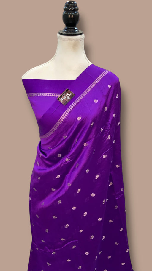 Pure Mango Silk Banarasi Handloom Saree - The Handlooms