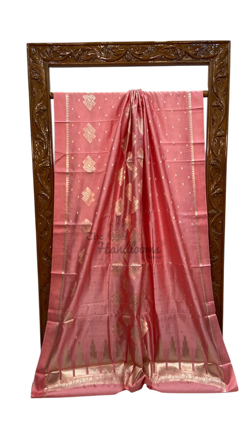 Pure Mango Silk Banarasi Handloom Saree - The Handlooms