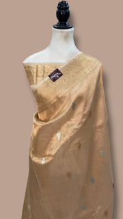 Pure Kora Tissue Handloom Banarasi Saree - The Handlooms