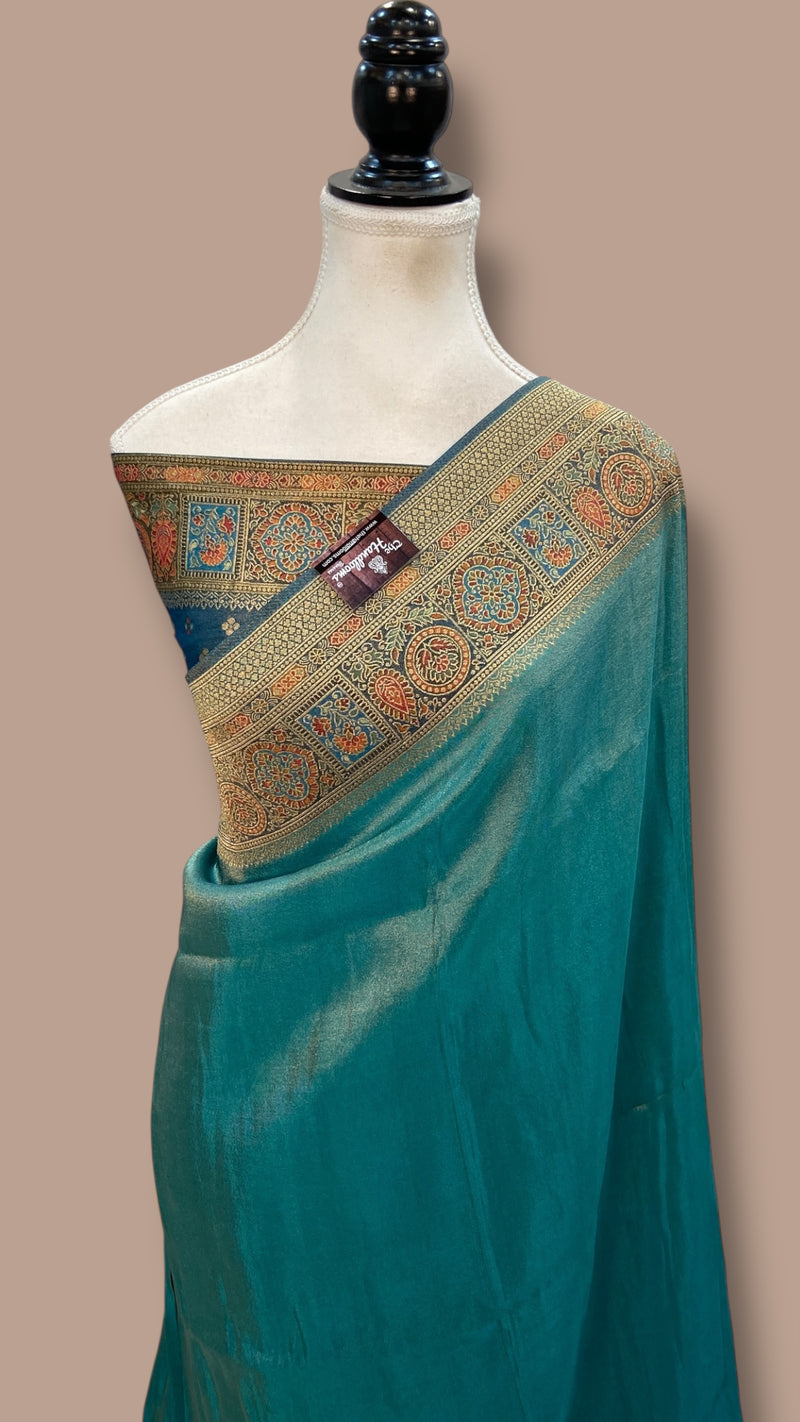 Tissue Silk Handloom Banarasi Saree - The Handlooms