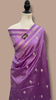 Pure Mango Silk Banarasi Handlokom Saree - The Handlooms