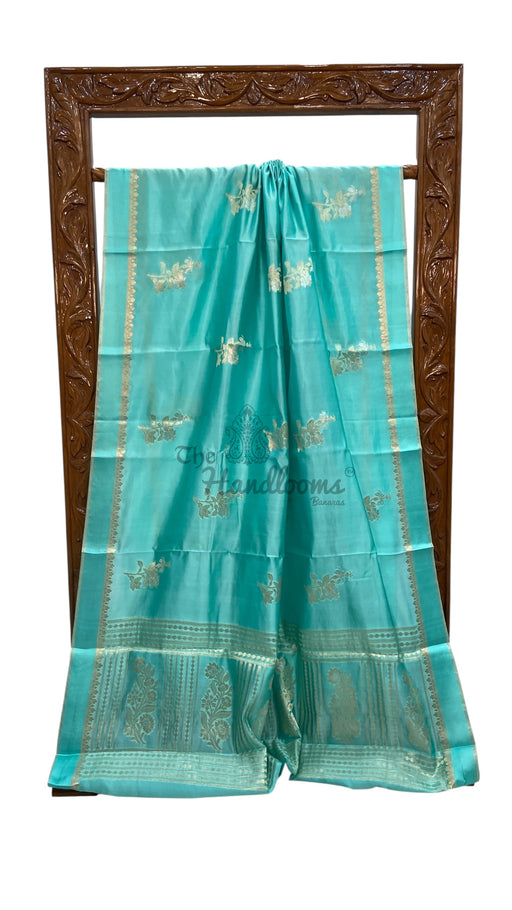 Pure Mango Silk Banarasi Handlokom Saree - The Handlooms