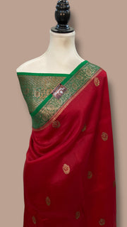 Pure Kora Handloom Banarasi Saree - The Handlooms