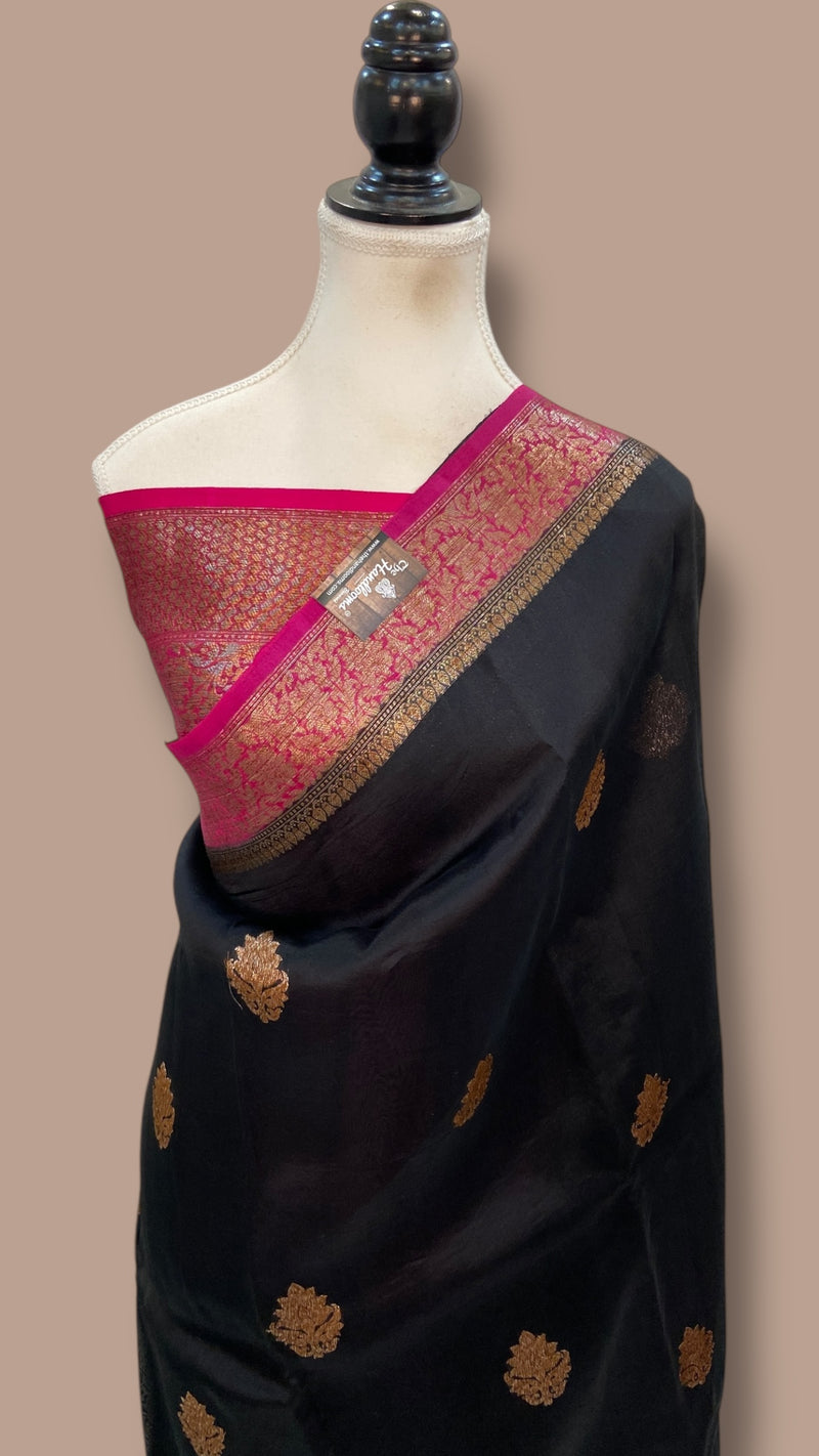 Pure Kora Handloom Banarasi Saree