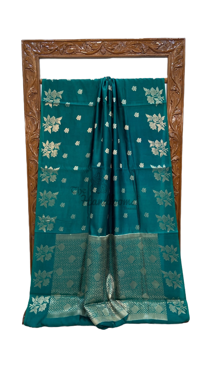 Pure Mango Silk Banarasi Handlokom Saree