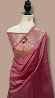 Pure Mango Silk Banarasi Handloom Saree - The Handlooms