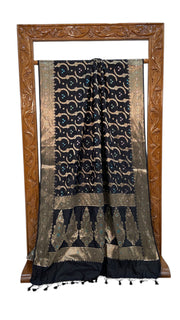 Pure Chiniya Silk Handloom Banarasi Saree - The Handlooms