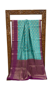 Pure Chiniya Silk Handloom Banarasi Saree - The Handlooms