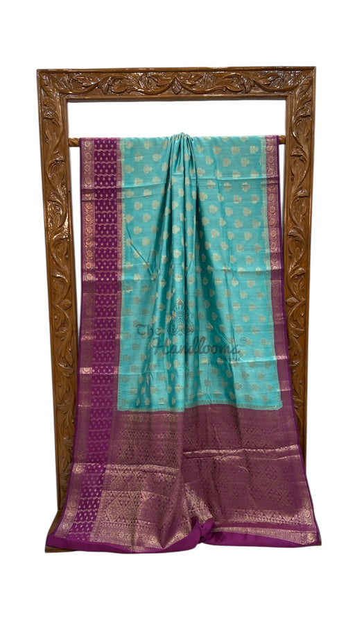 Pure Chiniya Silk Handloom Banarasi Saree - The Handlooms