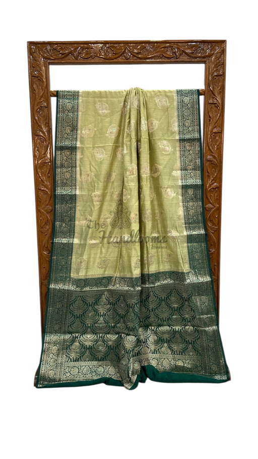Pure Chiniya Silk Handloom Banarasi Saree - The Handlooms