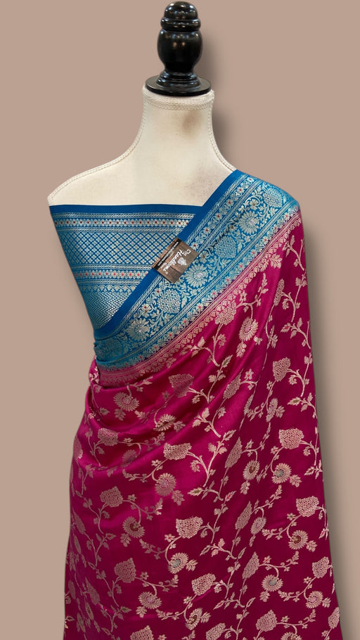 Pure Chiniya Silk Handloom Banarasi Saree - The Handlooms