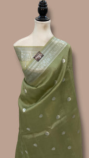 Pure Kora Handloom Banarasi Saree - The Handlooms