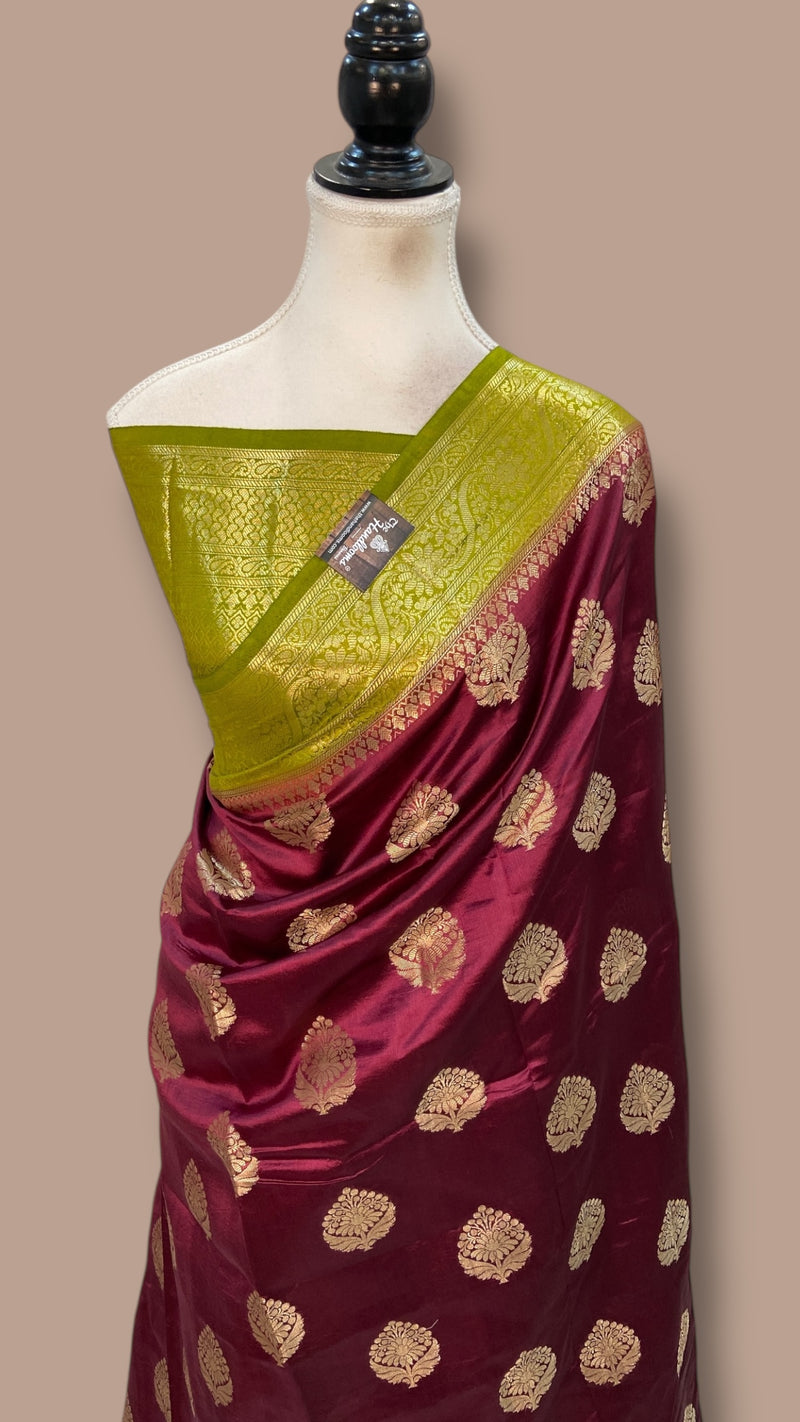 Pure Dupion Silk Banarasi Saree