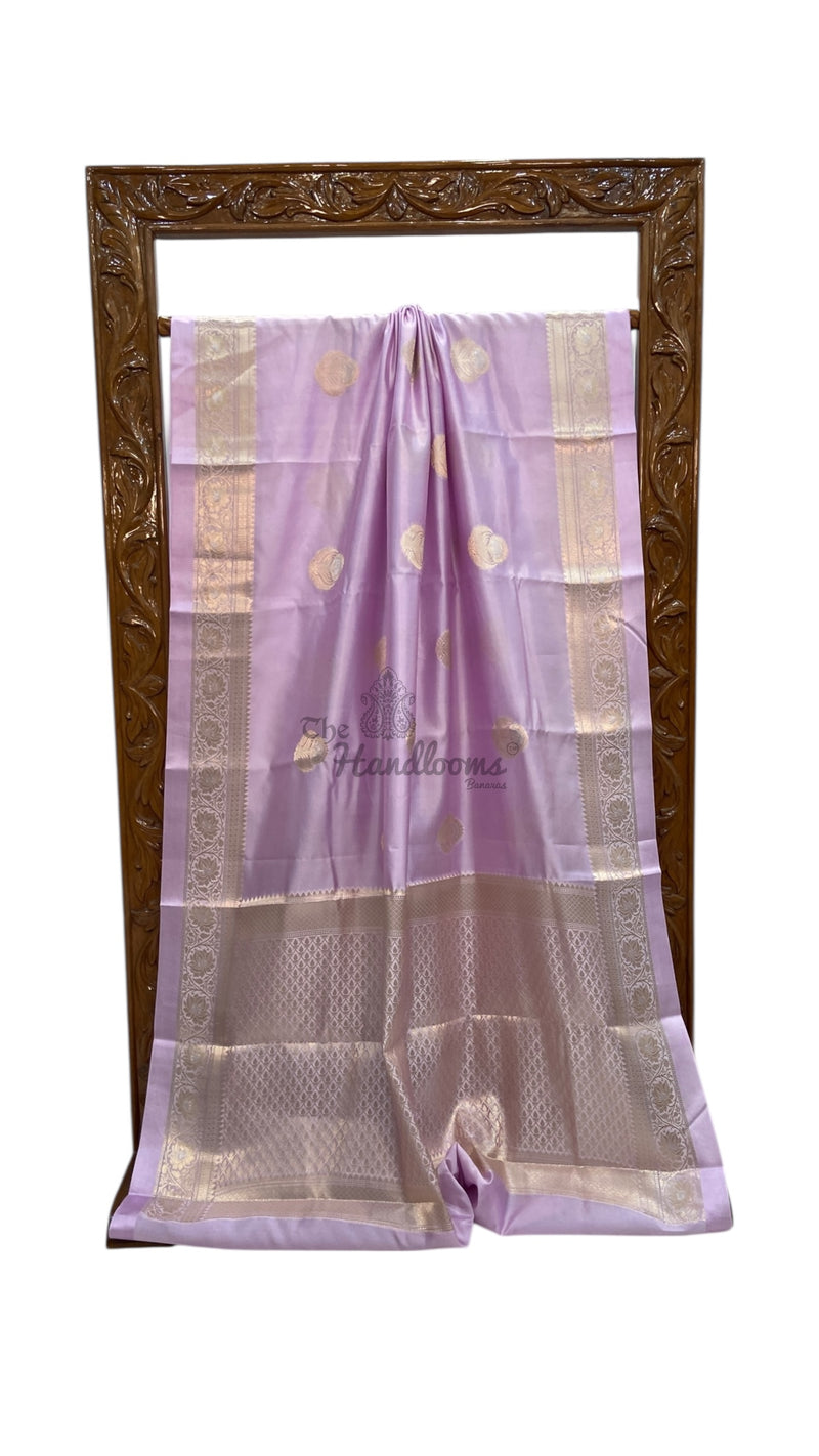 Pure Mango Silk Banarasi Handlokom Saree
