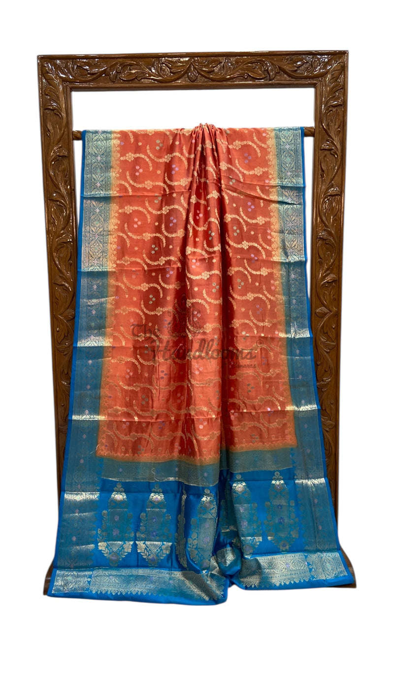 Pure Dupion Silk Banarasi Saree