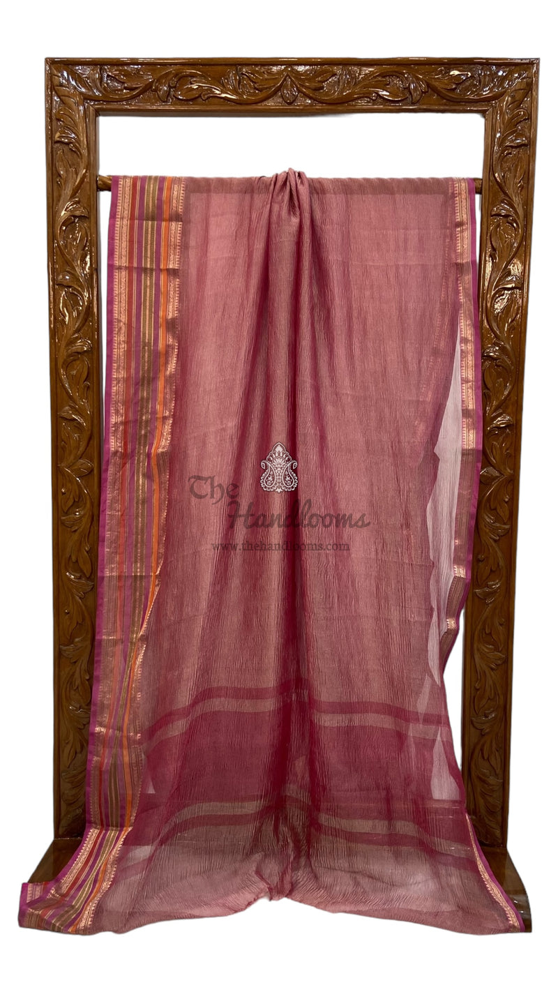 Pure Kora Tissue Handloom Banarasi Saree - The Handlooms