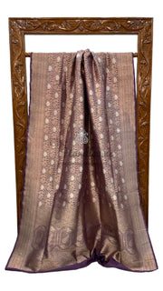 Pure Katan Silk Banarasi Handloom Saree - Tanchui Brocade With Sona Roopa - The Handlooms