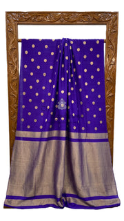 Moonga Georgette Handloom Banarasi Saree - The Handlooms