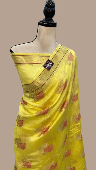 Pure Chanderi Handloom Banarasi Saree