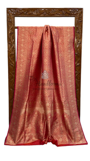 Pure Katan Silk Banarasi Handloom Saree - Tanchui Brocade - The Handlooms