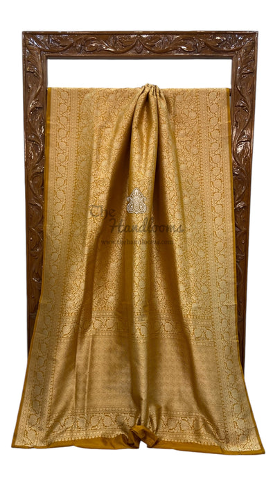 Pure Katan Silk Banarasi Handloom Saree - Tanchui Brocade