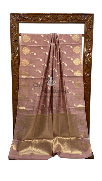 Moonga Georgette Handloom Banarasi Saree