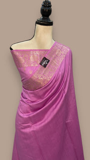 Pure Chiniya Silk Khaddi Handloom Banarasi Saree - The Handlooms