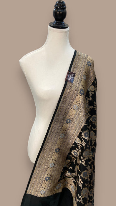 Pure Katan Silk Handloom Dupatta