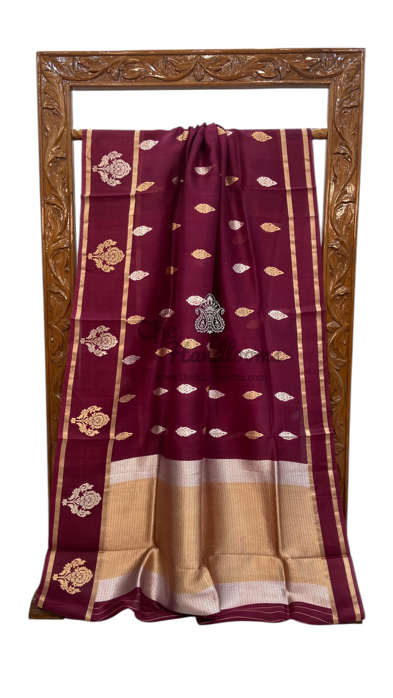 Pure Kora Handloom Banarasi Saree - The Handlooms