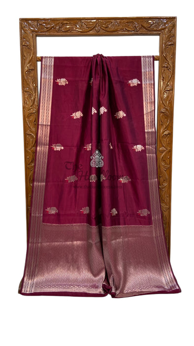 Pure Mango Silk Banarasi Handloom Saree