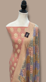 Khaddi Georgette Banarasi Dress material - The Handlooms