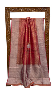 Pure Kora Tissue Handloom Banarasi Saree - The Handlooms