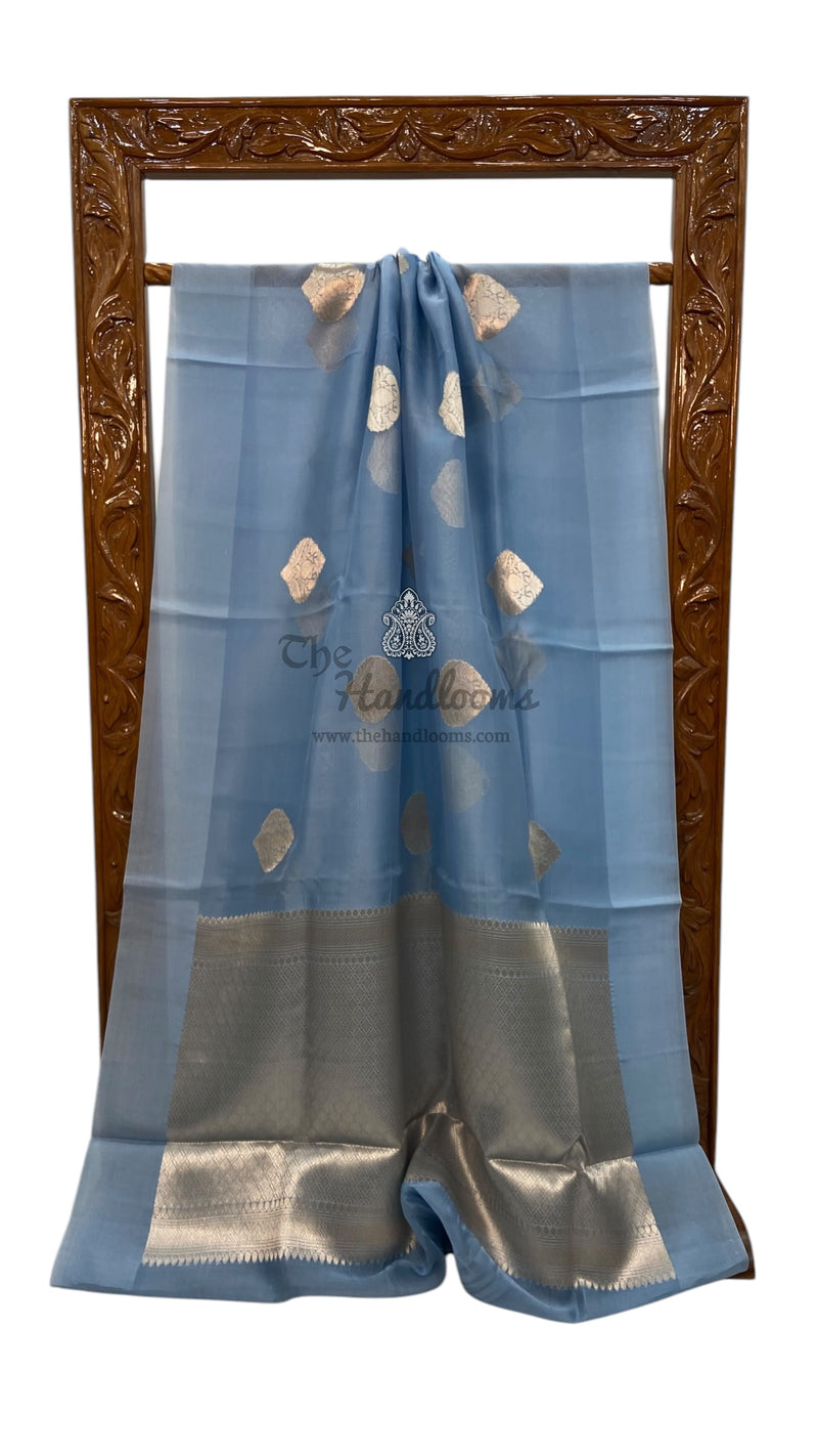 Pure Kora Handloom Banarasi Saree - The Handlooms