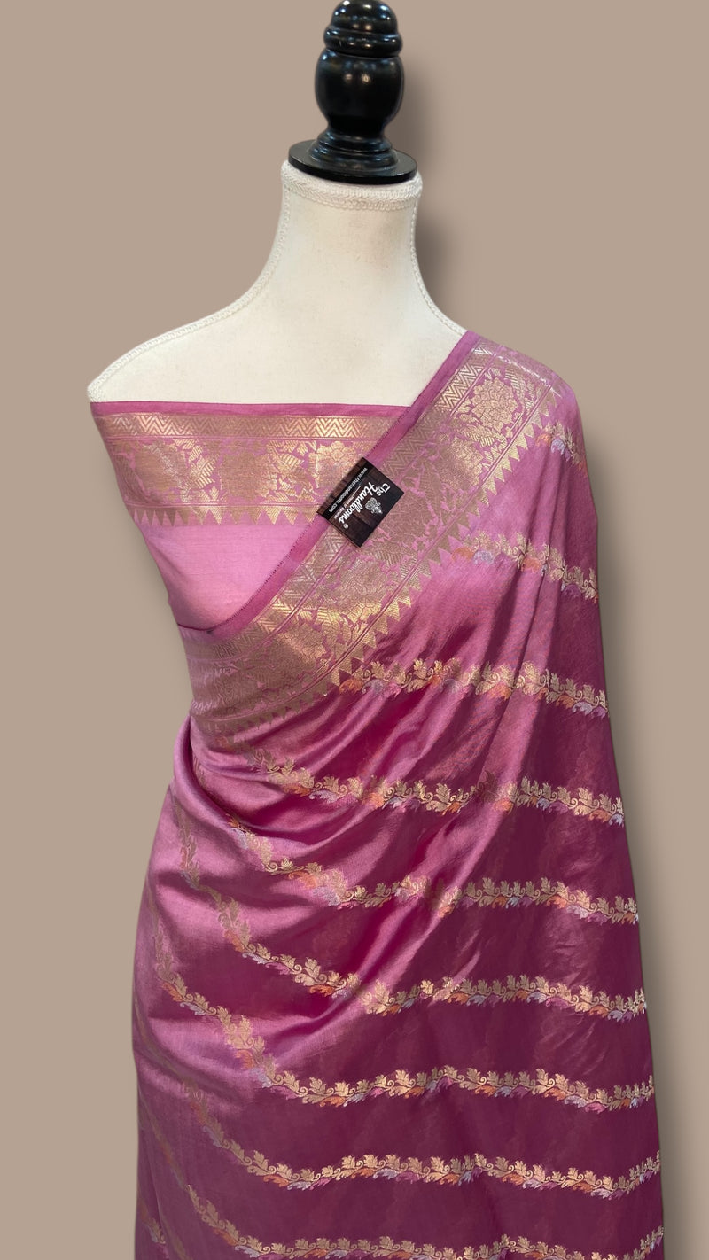 Pure Mango Silk Handloom Banarasi Saree - The Handlooms